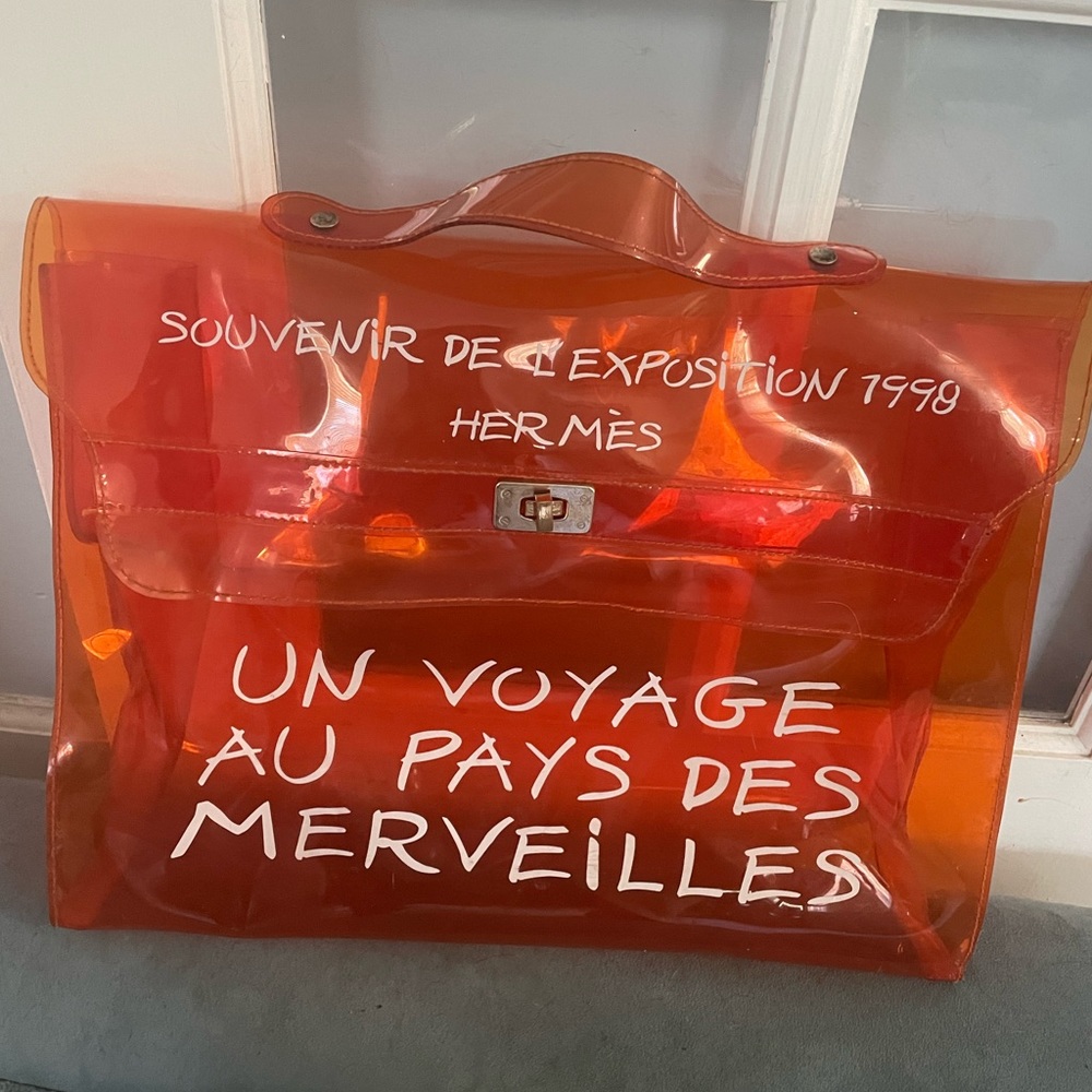 Hermes Vinyl Kelley Bag Jelly Kelly